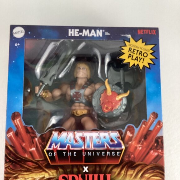 Masters Of The Universe He-Man Stranger Things Action Figure Vecna Retro Mattel - Picture 2 of 9